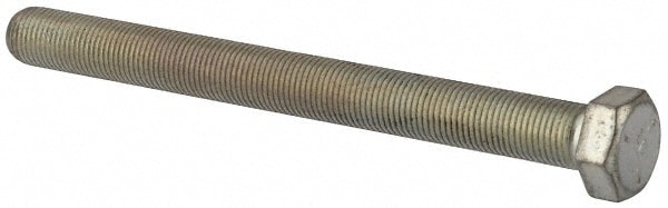 Made in North America 1220512FT5ZDOM Hex Head Cap Screw: 1/2-20 x 5-1/2", Grade 5 Steel, Zinc-Plated 