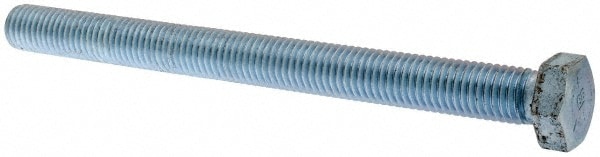 Made in North America 5811712FT5ZDOM Hex Head Cap Screw: 5/8-11 x 7-1/2", Grade 5 Steel, Zinc-Plated 