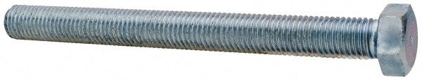 Made in North America 34108FT5ZDOM Hex Head Cap Screw: 3/4-10 x 8", Grade 5 Steel, Zinc-Plated 