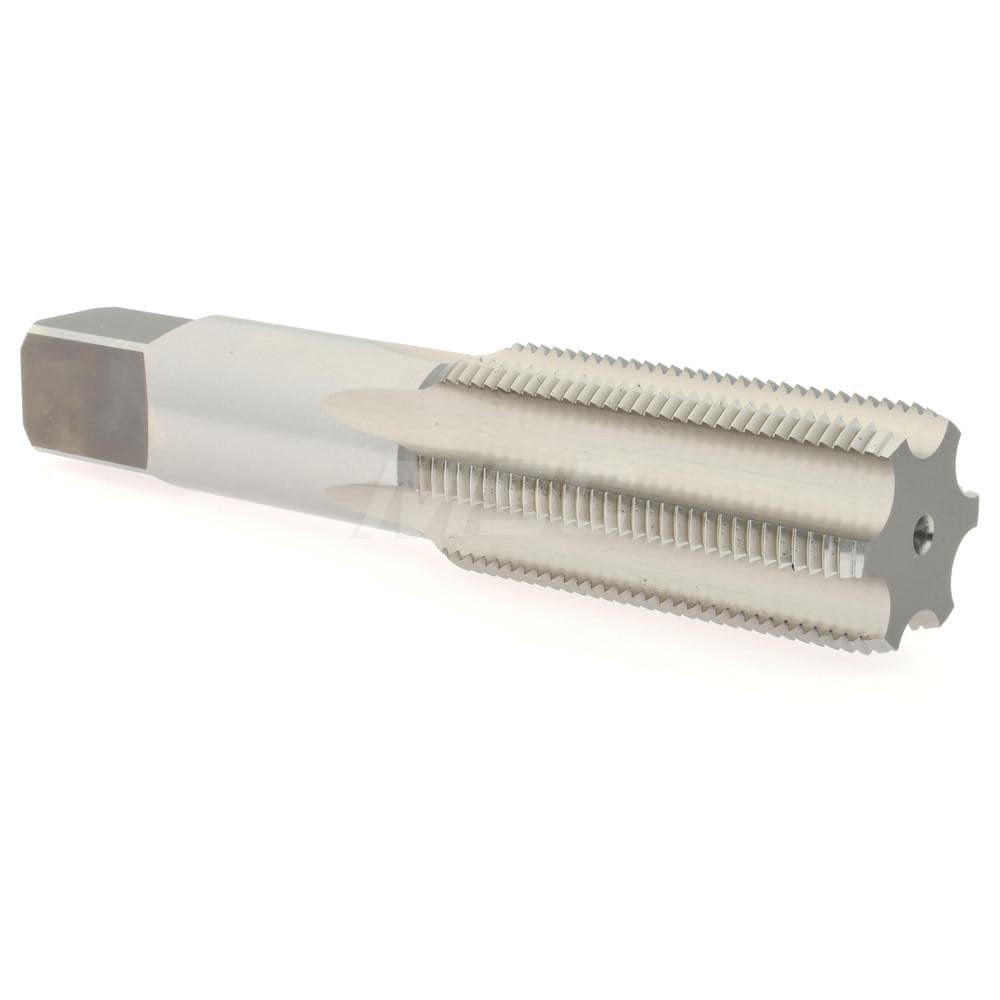 Hertel K008668AS Straight Flutes Tap: 1-1/4-12, UNF, 6 Flutes, Bottoming, 3B, High Speed Steel, Bright/Uncoated Image