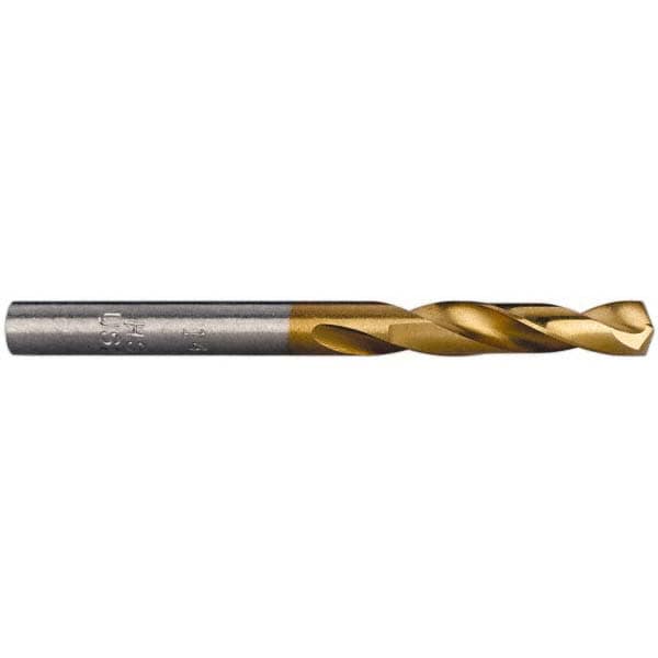 Hertel 14 135° Spiral Flute High Speed Steel Screw Machine Drill Bit