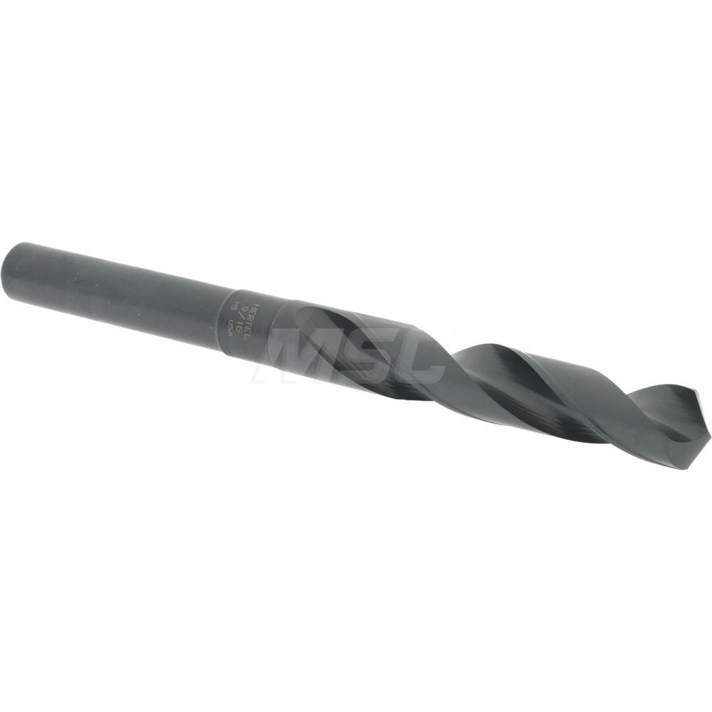 Hertel 2387660 Reduced Shank Drill Bit: 9/16 Dia, 1/2 Shank Dia, 118 0, High Speed Steel Image