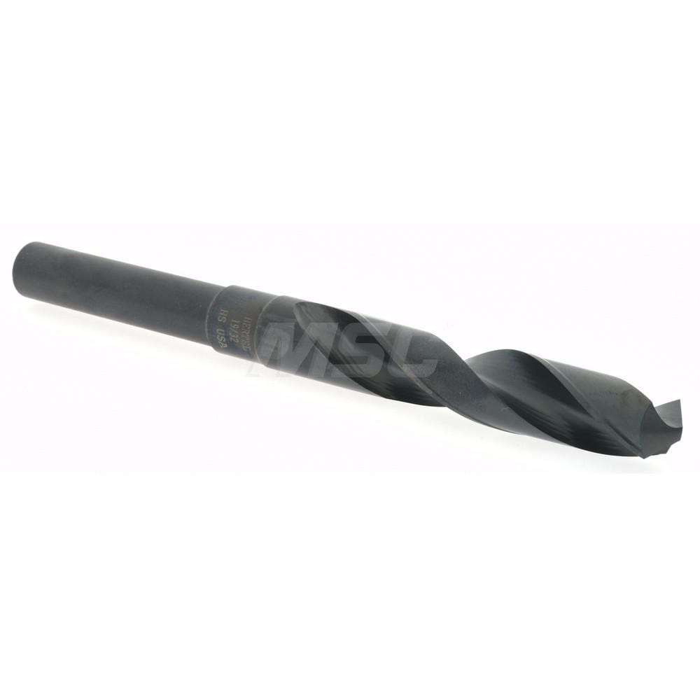 Hertel 2387686 Reduced Shank Drill Bit: 19/32 Dia, 1/2 Shank Dia, 118 0, High Speed Steel Image