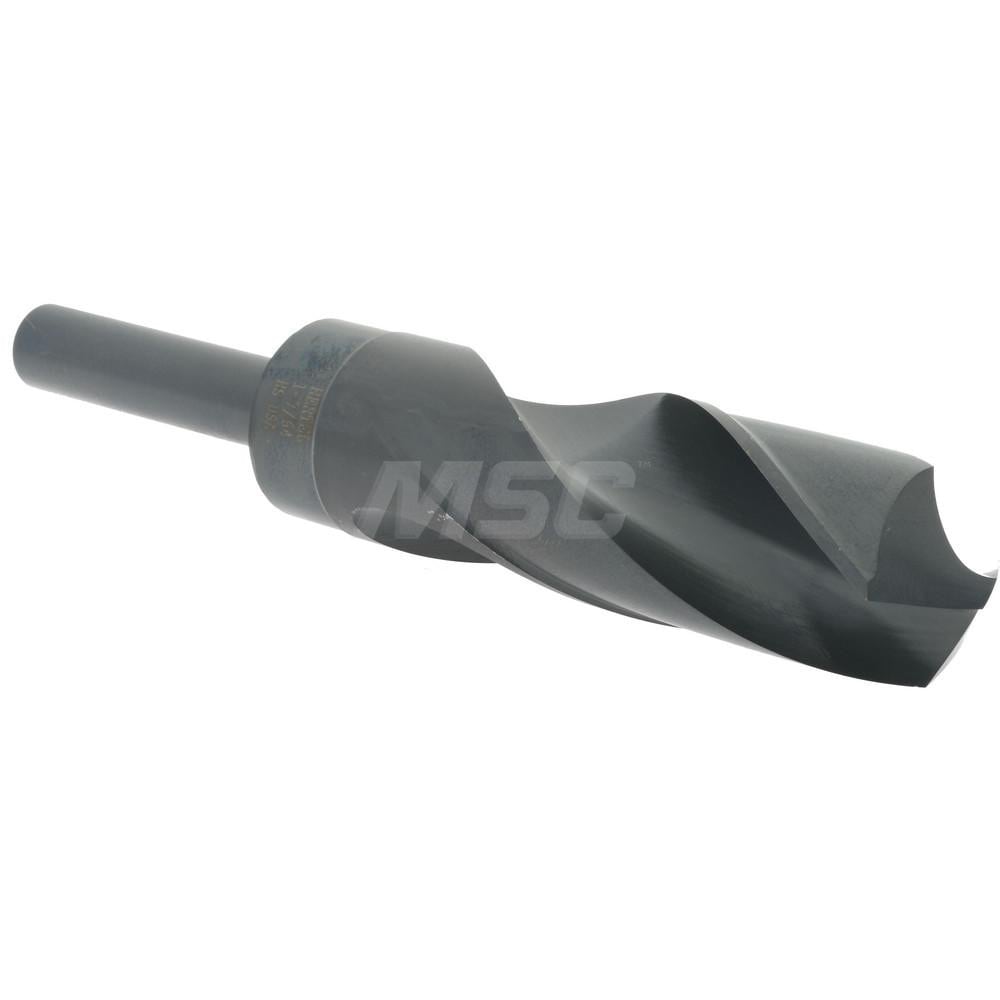 Hertel 2388015 Reduced Shank Drill Bit: 1-7/64 Dia, 1/2 Shank Dia, 118 0, High Speed Steel Image