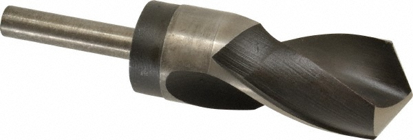 Hertel 2388254 Reduced Shank Drill Bit: 1-31/64 Dia, 1/2 Shank Dia, 118 0, High Speed Steel Image