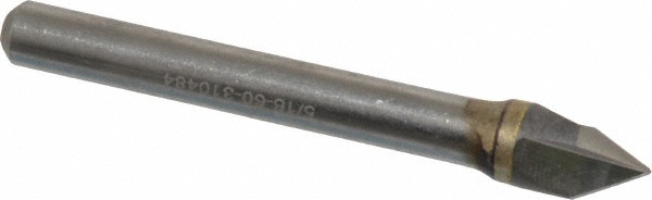 Hertel 333-004050 5/16" Head Diam, 1/4" Shank Diam, 3 Flute 60&deg; Solid Carbide Countersink Image