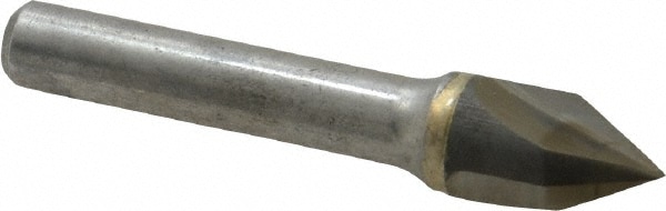 Hertel 333-006550 1/2" Head Diam, 3/8" Shank Diam, 3 Flute 60° Solid Carbide Countersink Image