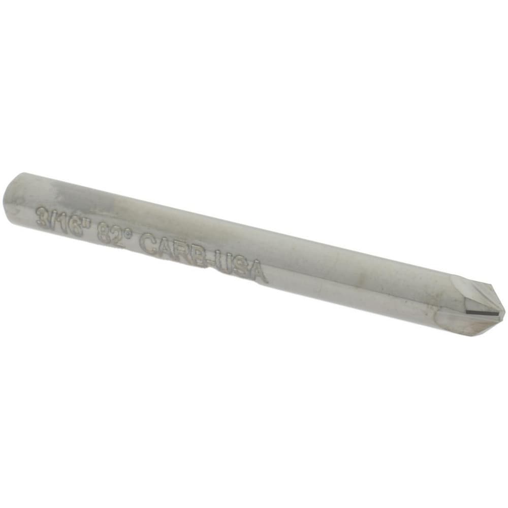 Hertel 333-002060 Countersink: 3/16" Head Dia, 82 ° Included Angle, 3 Flutes, Carbide, Right Hand Cut Image