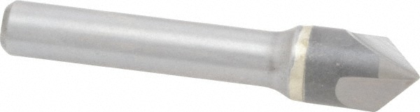 Hertel 333-006570 1/2" Head Diam, 3/8" Shank Diam, 3 Flute 90° Solid Carbide Countersink Image