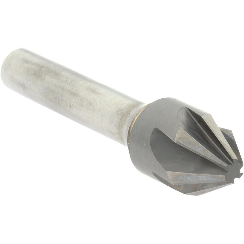 Hertel 336-007050 Countersink: 5/8" Head Dia, 60 ° Included Angle, 6 Flutes, Carbide, Right Hand Cut Image