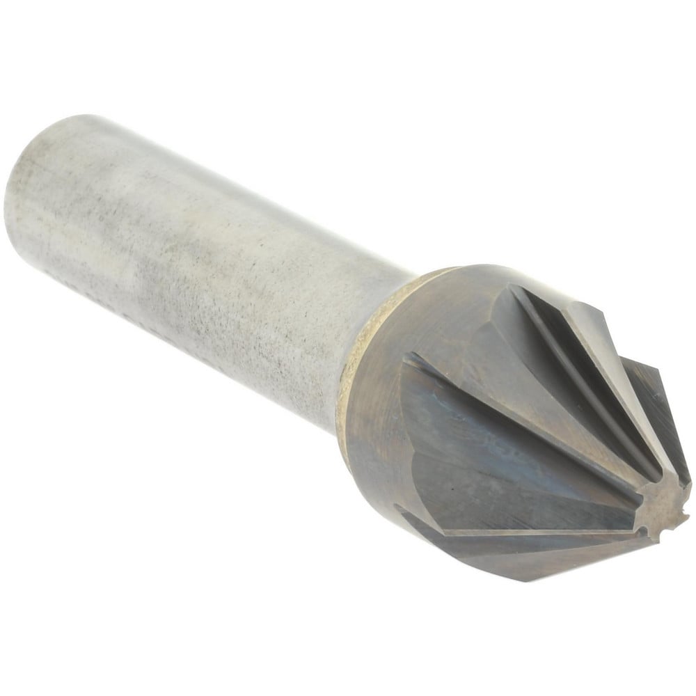 Hertel 336-008550 Countersink: 3/4" Head Dia, 60 ° Included Angle, 6 Flutes, Carbide, Right Hand Cut Image