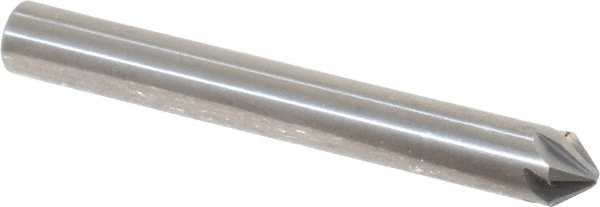 Hertel 336-002060 3/16" Head Diam, 3/16" Shank Diam, 6 Flute 82&deg; Solid Carbide Countersink Image