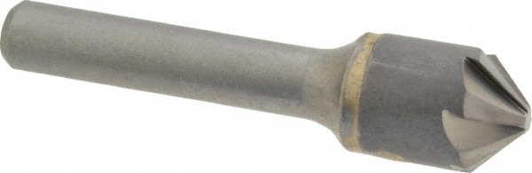 Hertel 336-007070 5/8" Head Diam, 3/8" Shank Diam, 6 Flute 90° Solid Carbide Countersink Image