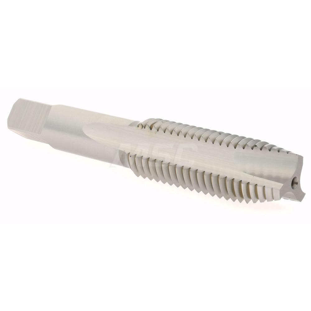 Hertel K008603AS Spiral Point Tap: 3/4-10, UNC, 3 Flutes, Plug, High Speed Steel, Bright Finish Image