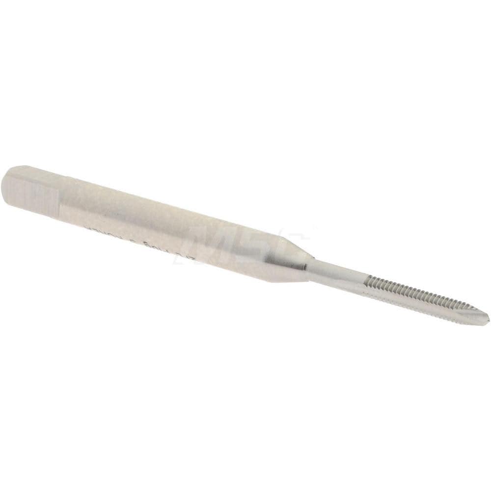 Spiral Point Tap: M1.6x0.35 Metric Coarse, 2 Flutes, Plug, 6H Class of Fit, High Speed Steel