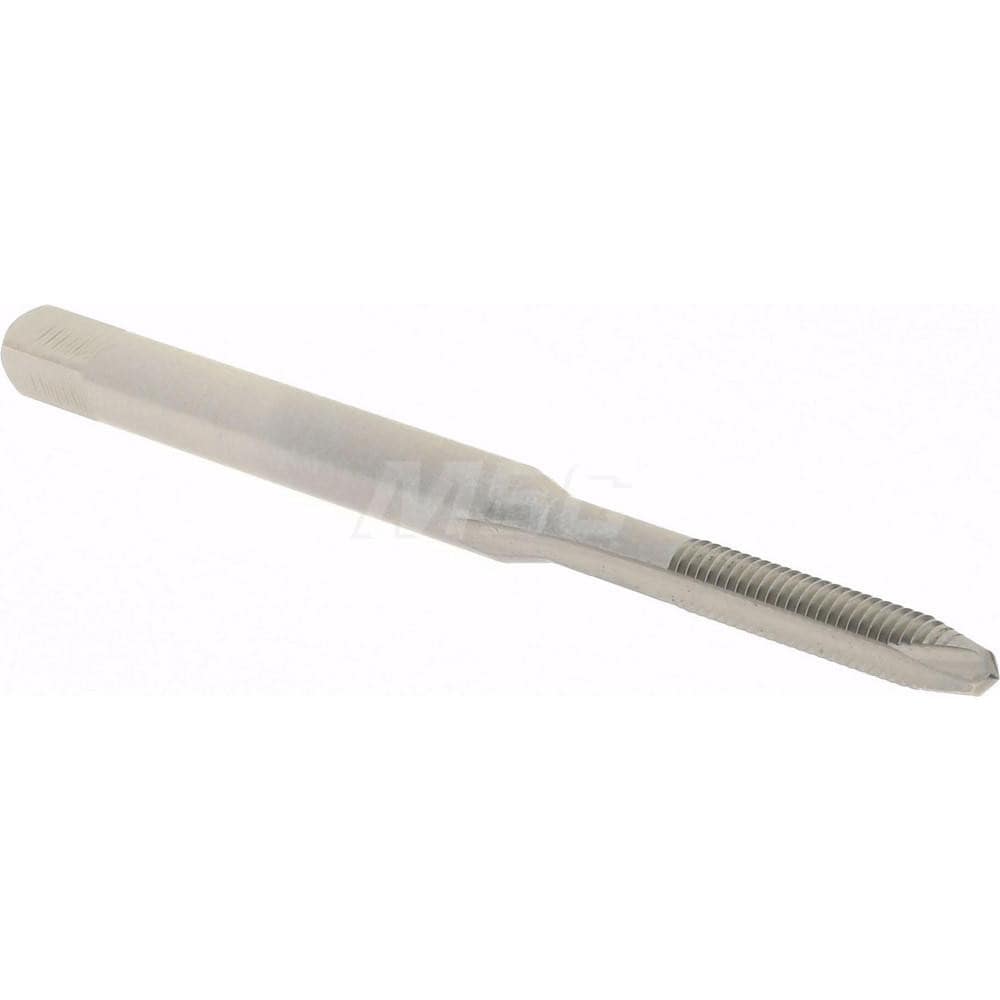 Spiral Point Tap: #3-56 UNF, 2 Flutes, Plug, 2B Class of Fit, High Speed Steel, Bright Finish