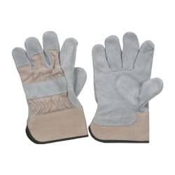 Gloves: Size M, Cotton-Lined, Cowhide