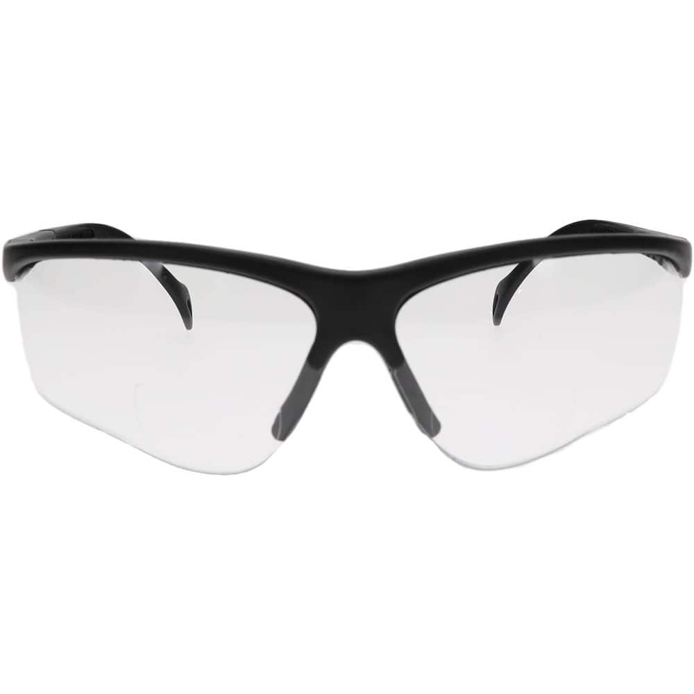 Magnifying Safety Glasses: +2, Clear Lenses, Anti-Fog, ANSI Z87.1-2003