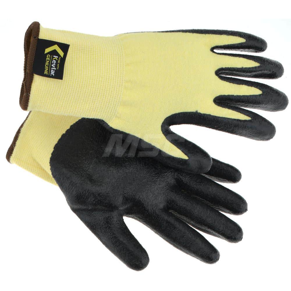 Cut, Puncture & Abrasive-Resistant Gloves: Size XS, ANSI Cut A2, ANSI Puncture 1, Nitrile, Kevlar