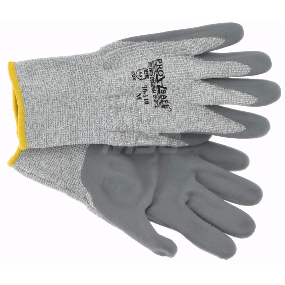 Cut, Puncture & Abrasive-Resistant Gloves: Size M, ANSI Cut A2, ANSI Puncture 3, Nitrile, Dyneema