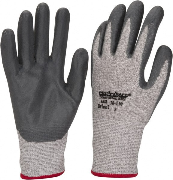 Cut, Puncture & Abrasive-Resistant Gloves: Size S, ANSI Cut A2, ANSI Puncture 3, Nitrile, Dyneema