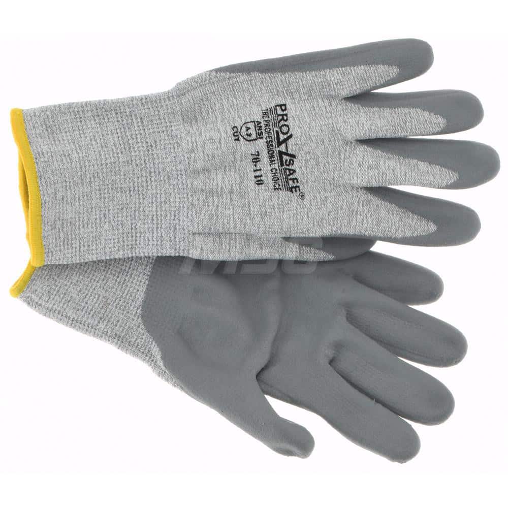 Cut, Puncture & Abrasive-Resistant Gloves: Size XL, ANSI Cut A2, ANSI Puncture 3, Nitrile, Dyneema