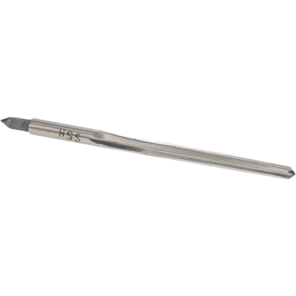 Taper Pin Reamer: #2/0 Pin, 0.1137" Small End, 0.1462" Large End, High Speed Steel