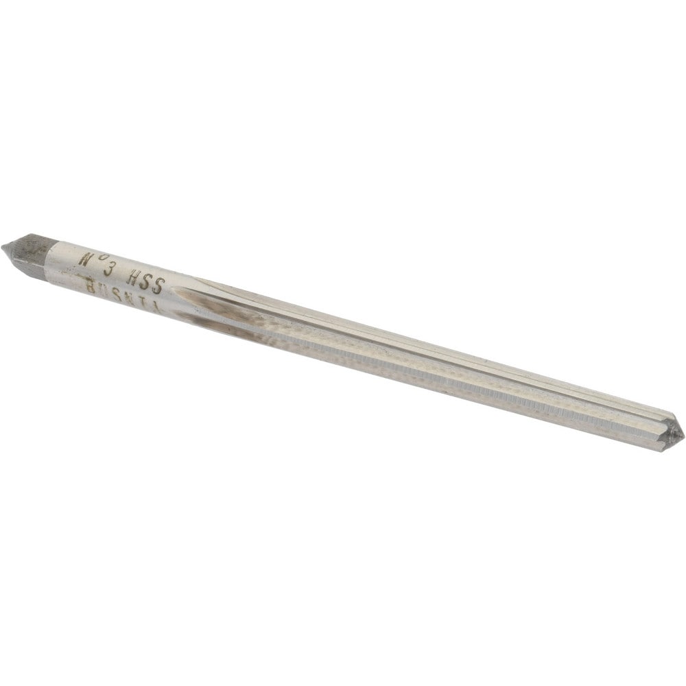 Value Collection SM24N03 Taper Pin Reamer: #3 Pin, 0.1813" Small End, 0.2294" Large End, High Speed Steel Image