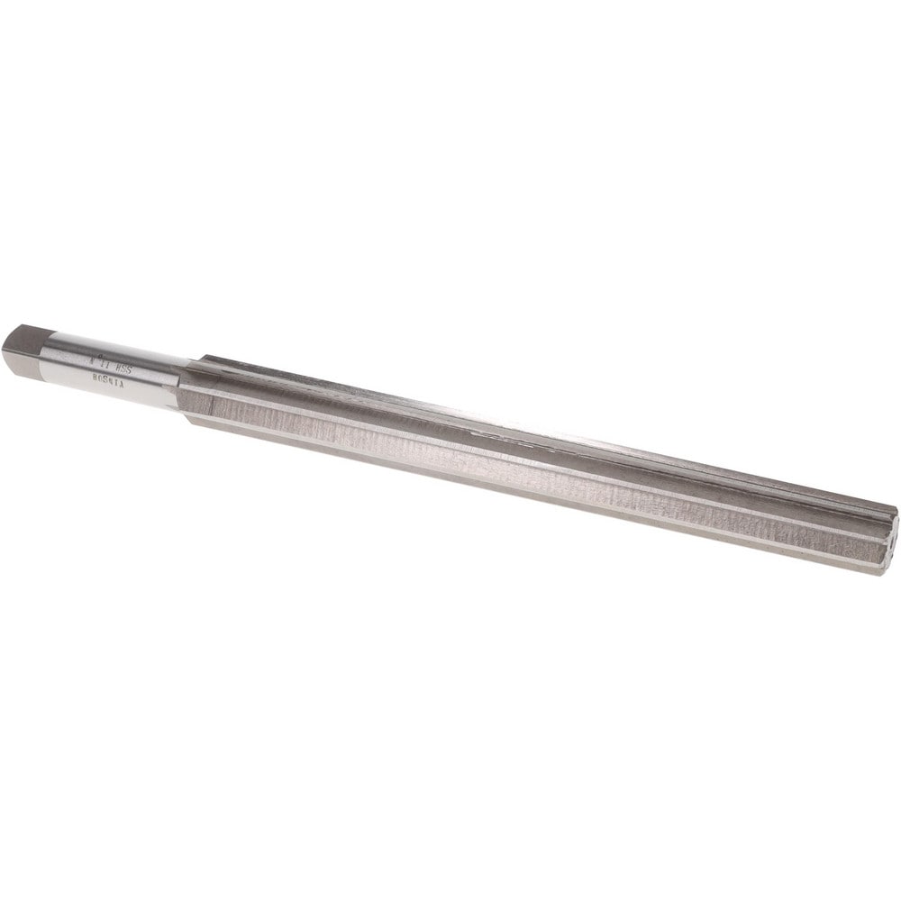 Taper Pin Reamer: #11 Pin, 0.706" Small End, 0.878" Large End, High Speed Steel