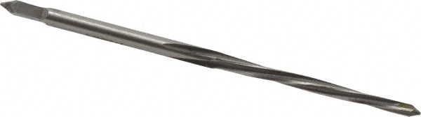 Taper Pin Reamer: #6/0 Pin, 0.0611" Small End, 0.0806" Large End, High Speed Steel