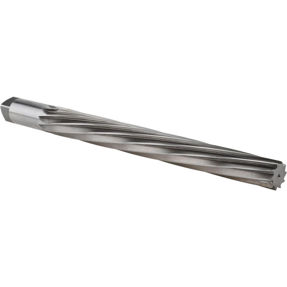 Taper Pin Reamer: #14 Pin, 1.25" Small End, 1.542" Large End, High Speed Steel