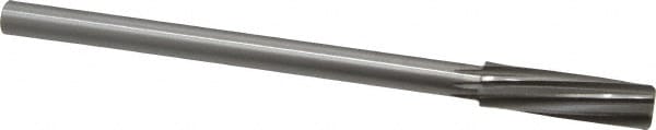 Made in USA 435L-0.5625 Chucking Reamer: 9/16" Dia, 8" OAL, 2" Flute Length, Straight Shank, High Speed Steel Image