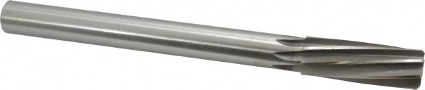 Made in USA 435L-1.0000 Chucking Reamer: 1" Dia, 10-1/2" OAL, 2-3/4" Flute Length, Straight Shank, High Speed Steel Image