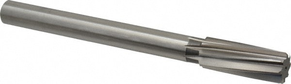 Made in USA 435L-1.0625 Chucking Reamer: 1-1/16" Dia, 10-1/2" OAL, 2-3/4" Flute Length, Straight Shank, High Speed Steel Image