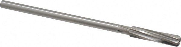 Made in USA 1435-0.4062 Chucking Reamer: 13/32" Dia, 7" OAL, 1-3/4" Flute Length, Straight Shank, Cobalt Steel Image