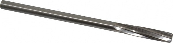 Made in USA 1435-0.4219 Chucking Reamer: 27/64" Dia, 7" OAL, 1-3/4" Flute Length, Straight Shank, Cobalt Steel Image