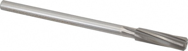 Made in USA 1435-0.4688 Chucking Reamer: 15/32" Dia, 7" OAL, 1-3/4" Flute Length, Straight Shank, Cobalt Steel Image