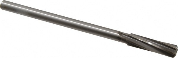 Made in USA 1435-0.5312 Chucking Reamer: 17/32" Dia, 8" OAL, 2" Flute Length, Straight Shank, Cobalt Steel Image