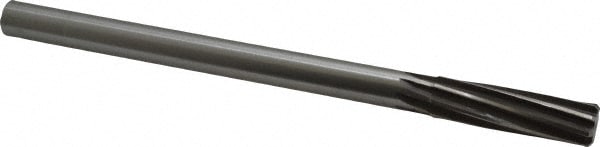 Made in USA 1435-0.6250 Chucking Reamer: 5/8" Dia, 9" OAL, 2-1/4" Flute Length, Straight Shank, Cobalt Steel Image