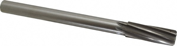 Made in USA 1435-0.8750 Chucking Reamer: 7/8" Dia, 10" OAL, 2-5/8" Flute Length, Straight Shank, Cobalt Steel Image