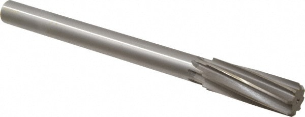 Made in USA 1435-0.9375 Chucking Reamer: 15/16" Dia, 10" OAL, 2-5/8" Flute Length, Straight Shank, Cobalt Steel Image