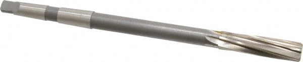 Made in USA 531U .5000 Chucking Reamer: 1/2" Dia, 8" OAL, 2" Flute Length, Morse Taper Shank, High Speed Steel Image