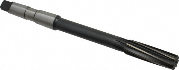 Made in USA 531U .6875 Chucking Reamer: 11/16" Dia, 9" OAL, 2-1/4" Flute Length, Morse Taper Shank, High Speed Steel Image