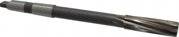 Made in USA 531U .7500 Chucking Reamer: 3/4" Dia, 9-1/2" OAL, 2-1/2" Flute Length, Morse Taper Shank, High Speed Steel Image