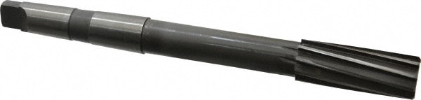 Made in USA 531U 1.0625 Chucking Reamer: 1-1/16" Dia, 10-1/2" OAL, 2-3/4" Flute Length, Morse Taper Shank, High Speed Steel Image