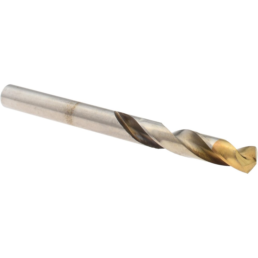 Screw Machine Length Drill Bit: 3/16" Dia, 135 deg Point, High-Speed Steel