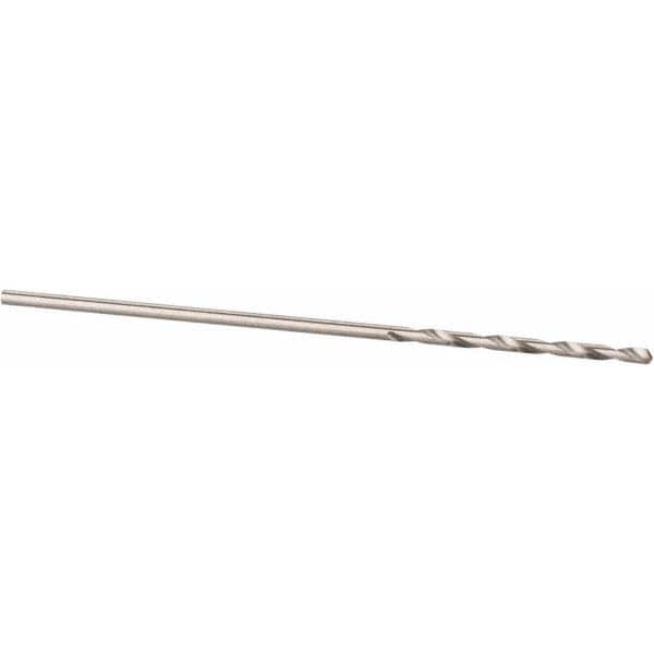 Screw Machine Length Drill Bit: 1/32" Dia, 135 deg Point, High-Speed Steel