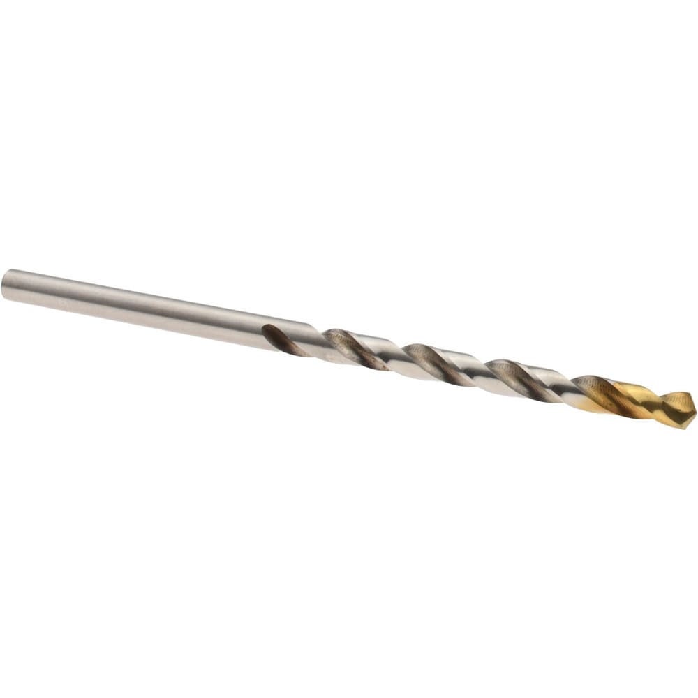 Jobber Drill: 1/8" Dia, 118 deg Point, High Speed Steel