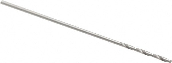 Jobber Drill: 1/64" Dia, 118 deg Point, High Speed Steel