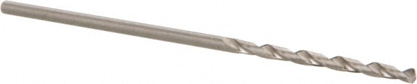 Jobber Drill: 3/64" Dia, 118 deg Point, High Speed Steel